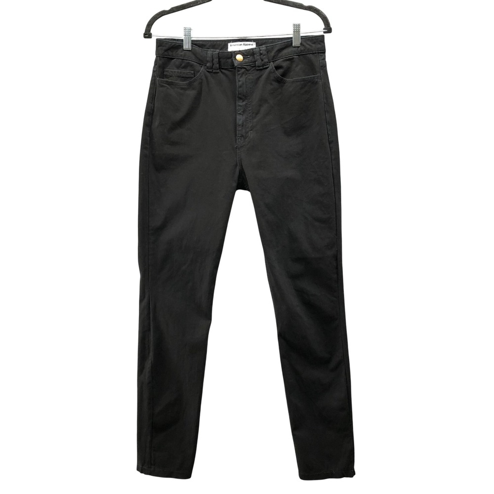 American Apparel Skinny‎ Jeans Mens 30x31 (30'') Stretch Black Solid